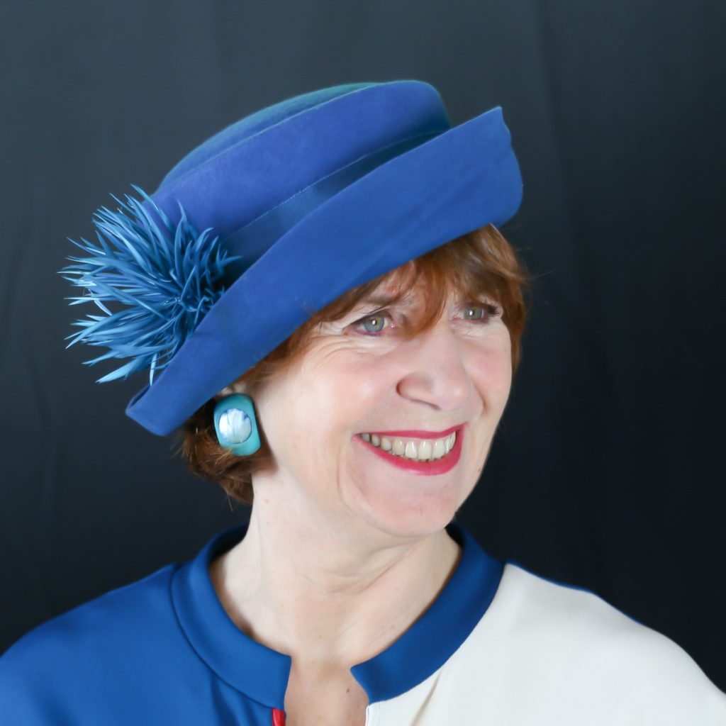 Chapeau feutre Bleu Dur